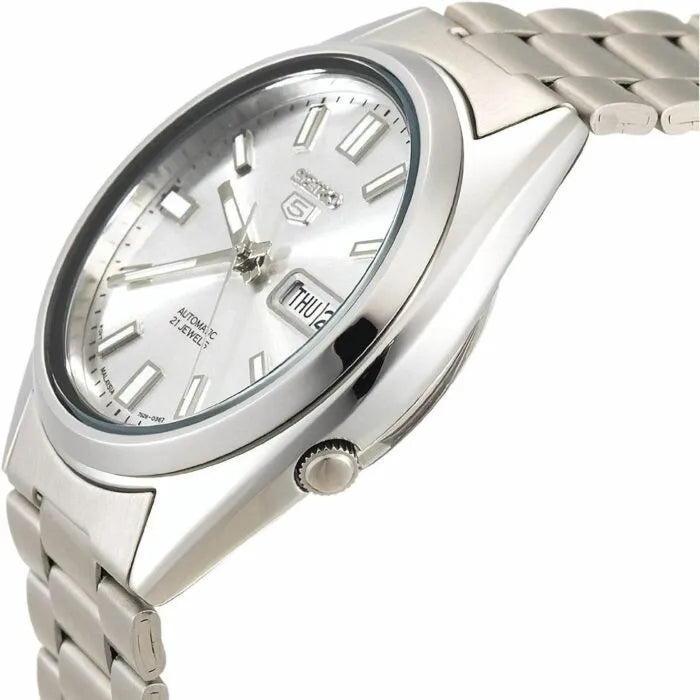 Seiko 5 SNXS73K1 Automatic 38mm Stainless Steel Men's Watch detail view