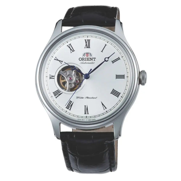 Orient Bambino Version 2 Automatic TAG00003W0 White Dial Leather Strap Men's Watch