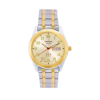 Tristar BA22CM2TM03 Automatic Gold Dial Stainless Steel Men's Watch