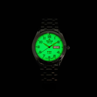 Tristar BA22LMSSM03 Automatic Luminous Dial Stainless Steel Men's Watch