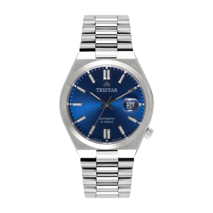 Tristar NJ31DMSSM02 Automatic Blue Dial Stainless Steel Men's Watch