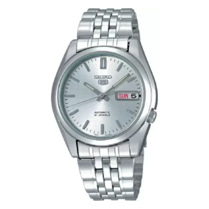 Seiko 5 Series  SNK355K1 Silver Dial 37mm Stainless Steel Men's Watch