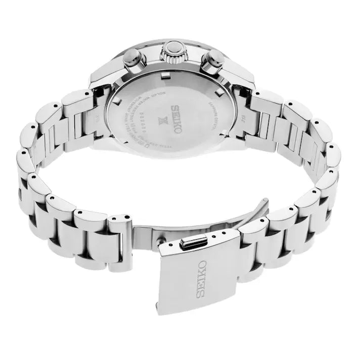 Seiko Prospex SBDL085 (SSC813P1) "Panda" Speedtimer Solar Chronograph White Dial 39.0mm Stainless Steel Men's Watch