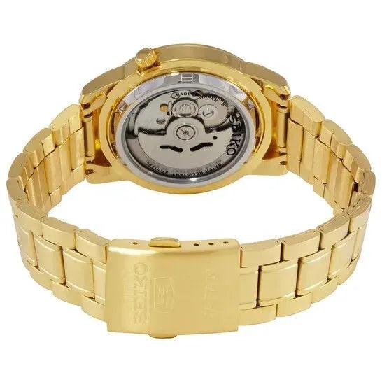 Seiko 5 SNKE56J1 Automatic Gold Dial 39mm Stainless Steel Men's Watch