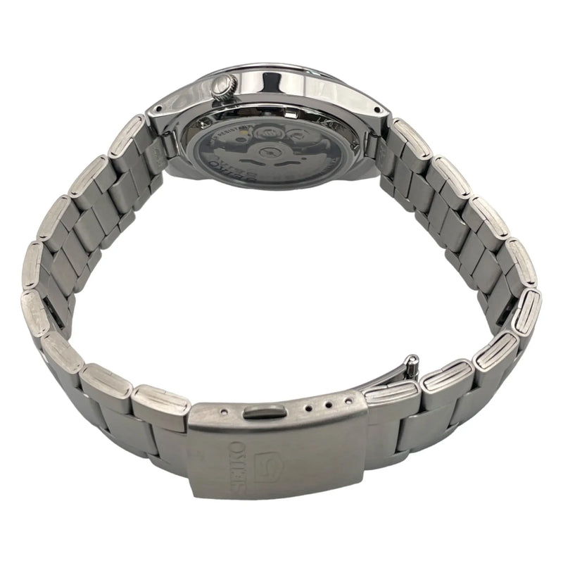 Seiko 5 SNK607K1 Automatic Black Dial 36mm Stainless Steel Men's Watch detail view
