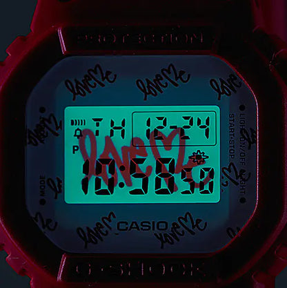 Casio G-Shock Lover's Collection Digital LOV-20B-4P Red Resin Men's & Women's Watch