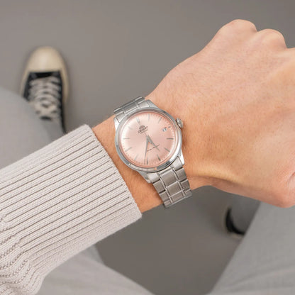 Orient Bambino RA-AC0M11Y Automatic Pink Dial 38.4mm Stainless Steel Men's Watch