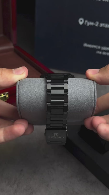 Next-Gen Style – 2026 Men’s Square Watch with Elegant Black Dial