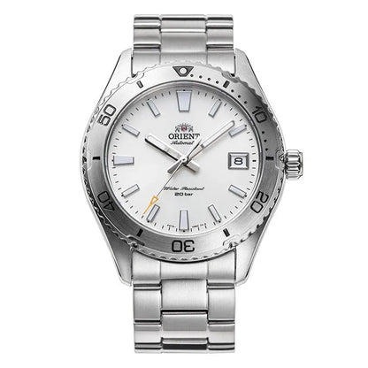 Orient Sports Mako 40 RA-AC0Q03S30B White Dial 39.9mm Stainless Steel Men's Watch