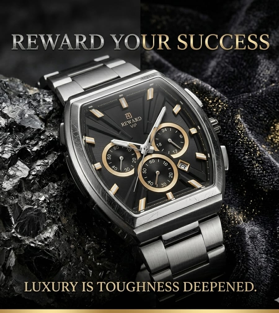 Premium & Trendy Men's Luxury Sport Chronograph Watch with Box - Perfect For Gifts