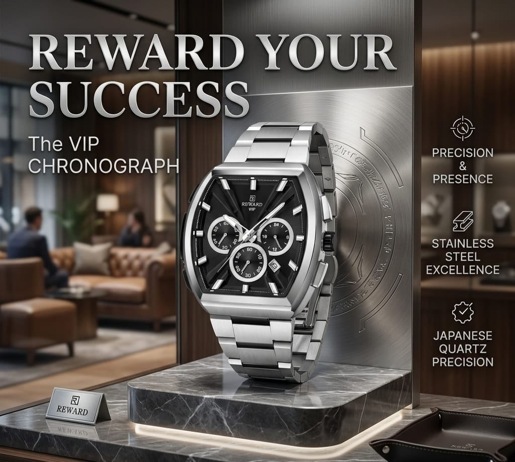 Premium & Trendy Men's Luxury Sport Chronograph Watch with Box - Perfect For Gifts