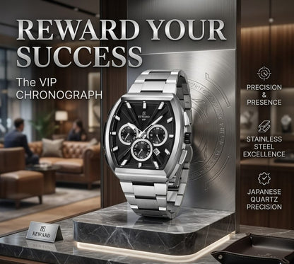 Premium & Trendy Men's Luxury Sport Chronograph Watch with Box - Perfect For Gifts
