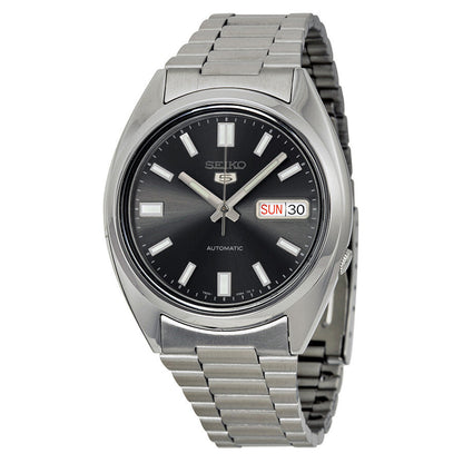 Seiko 5 SNXS79K1 Automatic Sunburst Gray Dial 37mm Stainless Steel Men's Watch