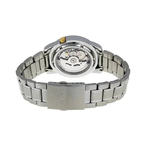 Seiko 5 SNKK29K1 21 Jewels Automatic Gold Dial 38mm Stainless Steel Men's Watch
