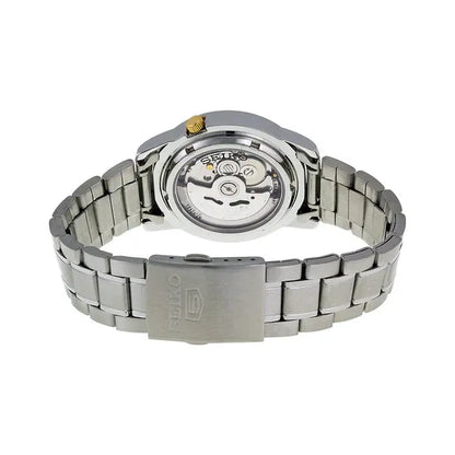 Seiko 5 SNKK29K1 21 Jewels Automatic Gold Dial 38mm Stainless Steel Men's Watch