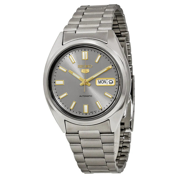 Seiko 5 SNXS75K1 Automatic Grey Dial 37mm Stainless Steel Men's Watch