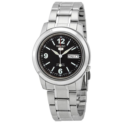 Seiko 5 SNKE63J1 Automatic 21 Jewels Black Dial 39mm Stainless Steel Men's Watch