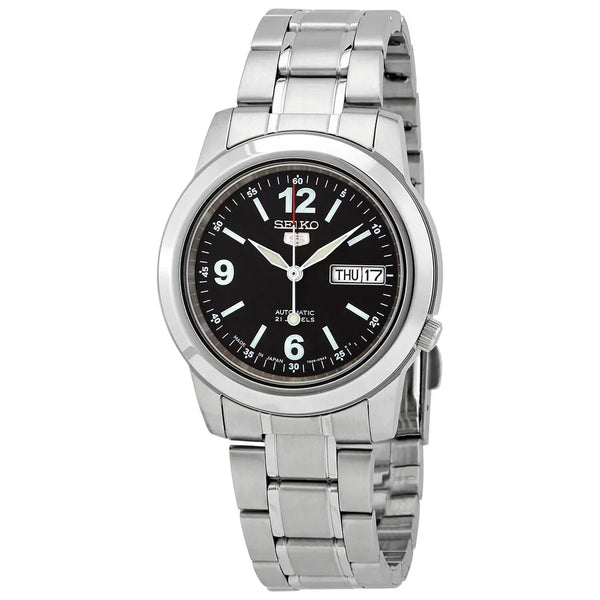 Seiko 5 SNKE63J1 Automatic 21 Jewels Black Dial 39mm Stainless Steel Men's Watch