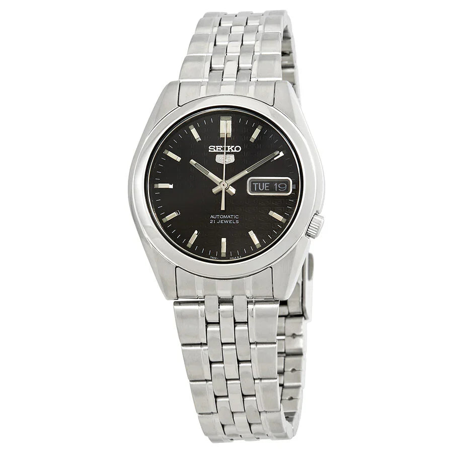 Seiko 5 Series SNK361K1 Automatic Black Dial 37mm Stainless Steel Men's Watch