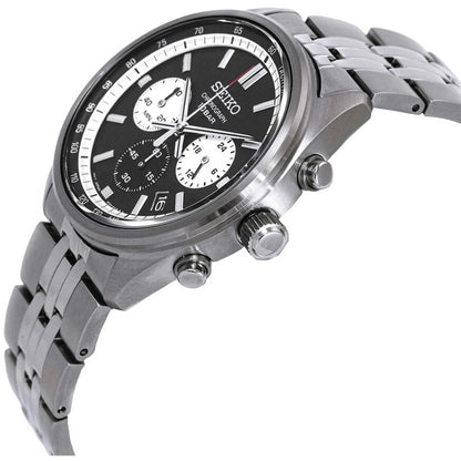 Seiko 5 SSB429P1 Chronograph Black Dial 41.5mm Stainless Steel Men's Watch