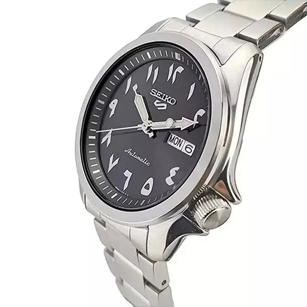 Seiko 5 SRPH47K1 Arabic Dial Men's Watch detail view