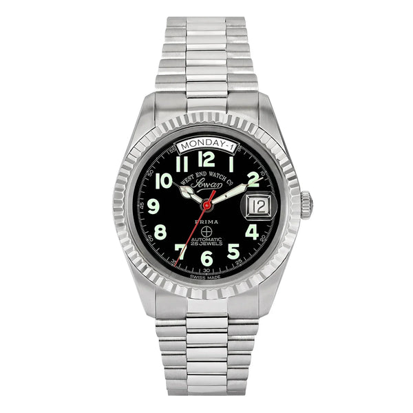 West End The Classics Automatic 6828.10.0207 Black Dial Stainless Steel Unisex Watch