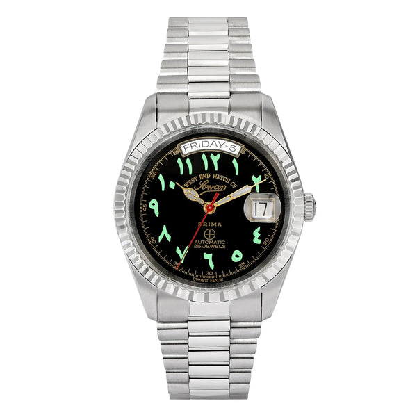 West End The Classics Automatic 6828.10.0788 Black Dial with Arabic Figures Stainless Steel Unisex Watch