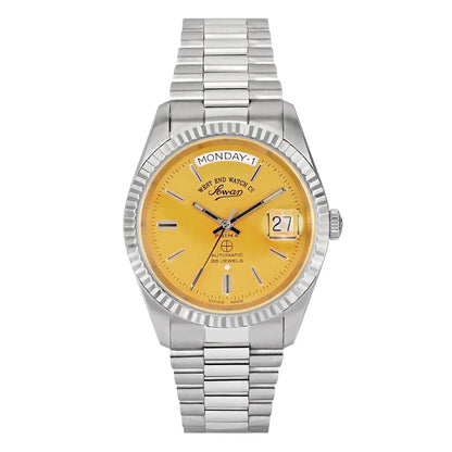 West End The Classics Automatic 6828.10.3338B Yellow Dial Stainless Steel Unisex Watch