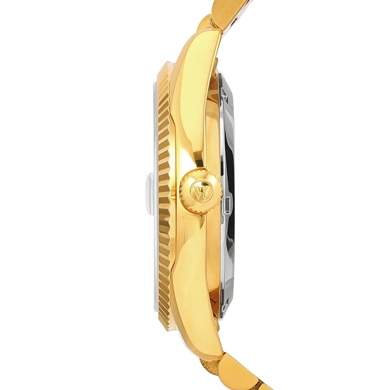 West End The Classics Automatic 6828.35.2707R Black Dial & Gold-Plated Stainless Steel Unisex Watch detail view