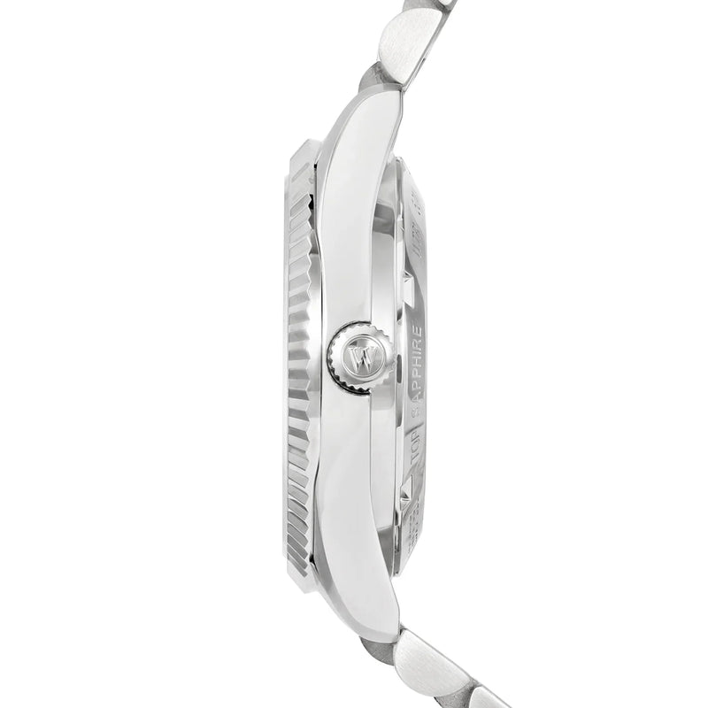 West End The Classics Automatic 6858.10.3337Y Turquoise Dial & Stainless Steel Women's Watch detail view