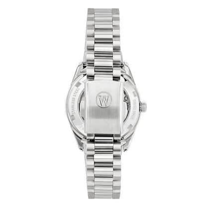 West End The Classics Automatic 6858.10.3337Y Turquoise Dial & Stainless Steel Women's Watch
