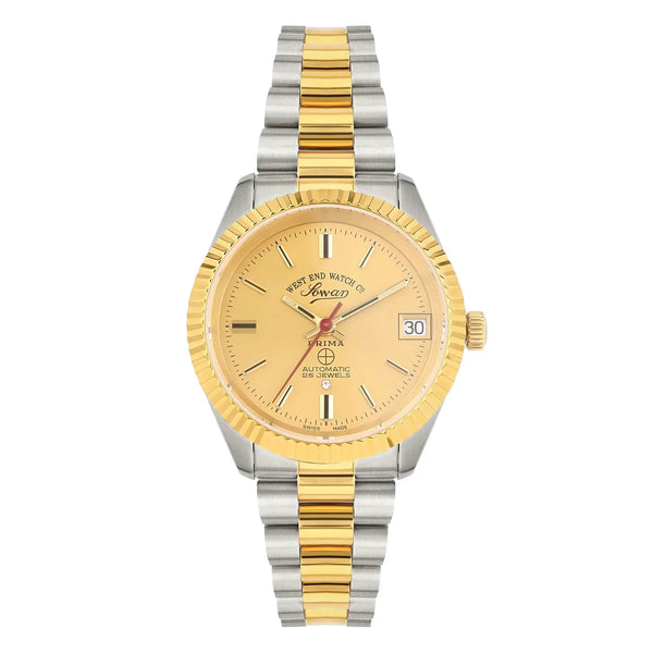 West End The Classics Automatic 6858.20.2708R Champagne Dial & Two-Tone Stainless Steel Women's Watch