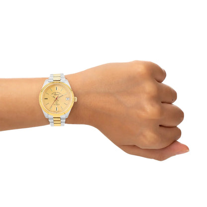 West End The Classics Automatic 6838.20.2708R Champagne Dial & Two-Tone Stainless Steel Women's Watch