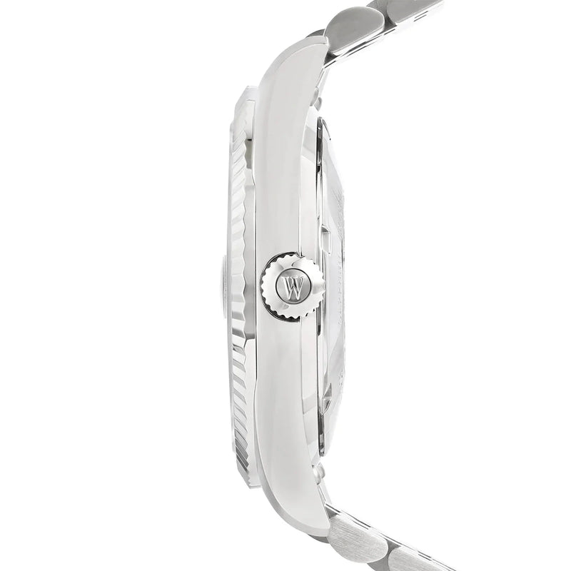 West End The Classics 41 Automatic 6868.10.3338N Yellow Dial Stainless Steel Men's Watch detail view